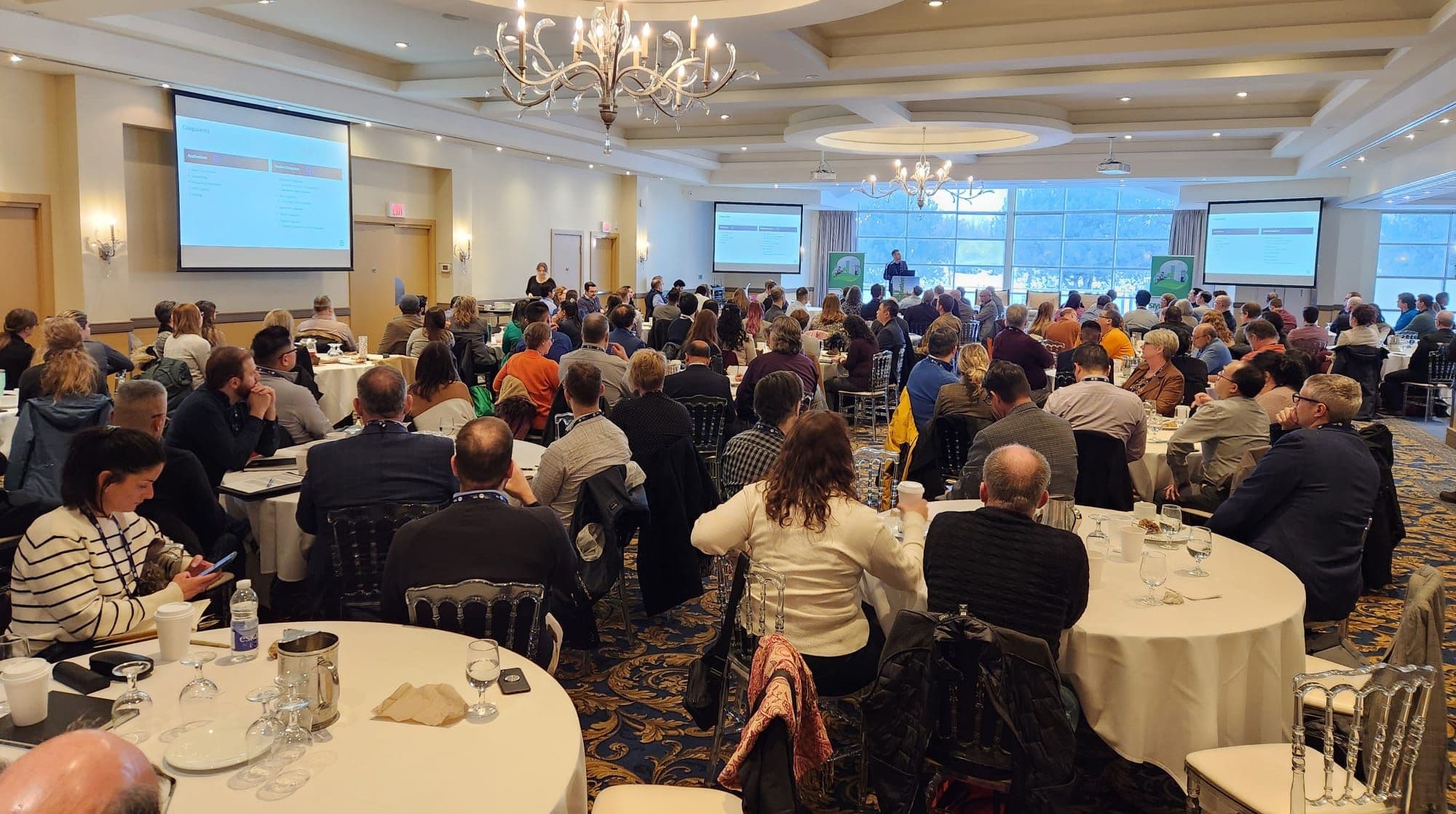 A photo of a hall full of remediation professionals attending SMART Remediation Toronto Event